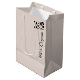 Sacola Para Presentes Média 'Olá Corgeous' Presente para Pais de Animais de Es
