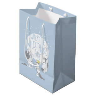 Sacola Para Presentes Média Onde Vivem os Monstros   Lua & Estrelas