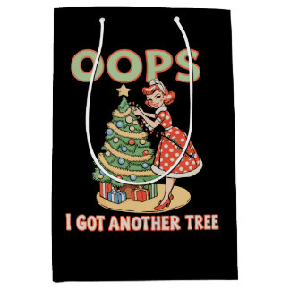 Sacola Para Presentes Média Opa, Eu Tenho Outra Árvore Natal Xmas Férias