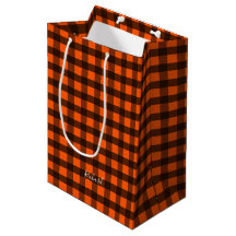 Orange and Black Checker