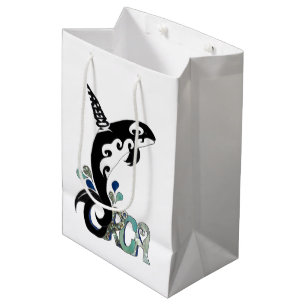 Sacola Para Presentes Média Orca Freedom Art Gift Bag