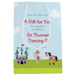 Sacola Para Presentes Média Ouça Ye Brunette - Festa de aniversário de Cavalei