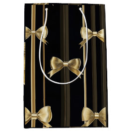 Sacola Para Presentes Média Ouro Grace Gift Bag