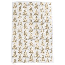 Sacola Para Presentes Média Ouros Feliz Natal