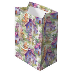 Sacola Para Presentes Média Padrão Caprichoso de Cabana de Cogumelo (7)