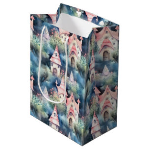 Sacola Para Presentes Média Padrão Caprichoso de Cabana de Cogumelo (8)