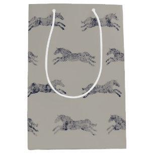 Sacola Para Presentes Média Padrão Clássico Equestre