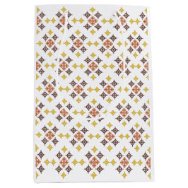 Sacola Para Presentes Média Padrão Cruz Mosaico