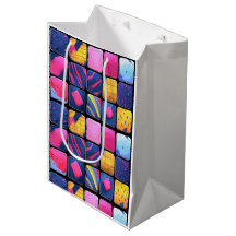 Padrão de blocos coloridos do abstrato