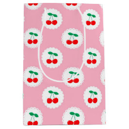 Sacola Para Presentes Média Padrão de Cereja – Presente & Decoração de Frutas 