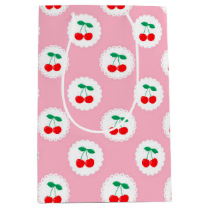 Sacola Para Presentes Média Padrão de Cereja – Presente & Decoração de Frutas