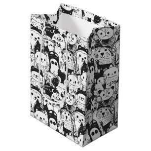 Sacola Para Presentes Média Padrão de Desenho de Animal Kawaii Fofo (1)
