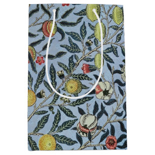 Sacola Para Presentes Média Padrão de Frutas Romã Vintage de William Morris