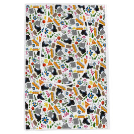 Sacola Para Presentes Média Padrão de Hiperligação Sísica Ditzy | Folk Art Out