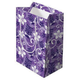 SACOLA PARA PRESENTES MÉDIA PADRÃO DE LUAU TIKI (ROLO)
