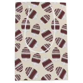 Sacola Para Presentes Média Padrão de Ovo de Páscoa de Chocolate