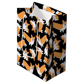 Sacola Para Presentes Média Padrão de Pembroke Galsh Corgi