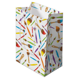 Sacola Para Presentes Média Padrão do pequeno artista
