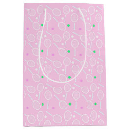 Sacola Para Presentes Média Padrão do rack tênis cor-de-rosa