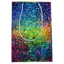 Padrão legal de brilho e brilho da retro multicor