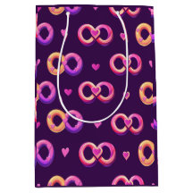 Padrão romântico sem costura com corações e casame