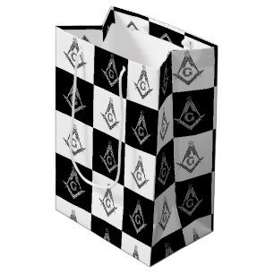 Sacola Para Presentes Média Padrão Verificado do Freemason