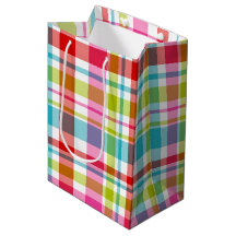 Padrão Xadrez de Plaid Arco-Íris Brilhante