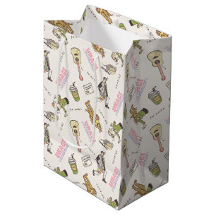 Sacola Para Presentes Média Padrões de desenho do Tan FRIENDS™