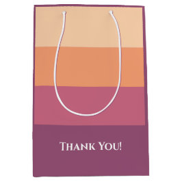 Sacola Para Presentes Média Paleta de Colheita-