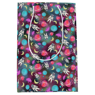 Sacola Para Presentes Média Paleta de Espaço