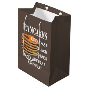 Sacola Para Presentes Média Pancakes Faz Com Que A Cada Hora Seja Um Pancake F