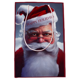 Sacola Para Presentes Média Papai Noel