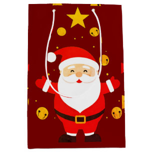 Sacola Para Presentes Média Papai Noel Conhece Moisés: Unique Starry T-Shirt D