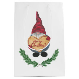 Sacola Para Presentes Média Papai Noel Scandi Tomten