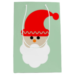 Sacola Para Presentes Média Papais noeis de Natal