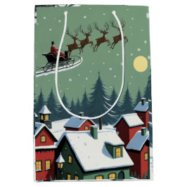 Sacola Para Presentes Média Papais noeis e Sua Altura