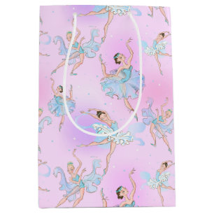 Sacola Para Presentes Média Papel de embrulho Bailarinas Elegantes