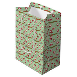 Sacola Para Presentes Média Papel de embrulho de Natal personalizado