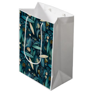 Sacola Para Presentes Média Papel de embrulho elegante de prancha de surfe e a