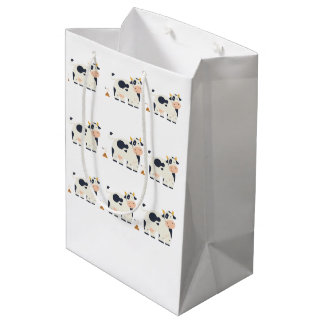 Sacola Para Presentes Média Papel de embrulho “Vaca Mal-humorada”