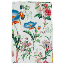 Papel de parede floral antigo França 1830