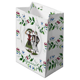 Sacola Para Presentes Média Parabéns Casais Húngaros de Casamento!