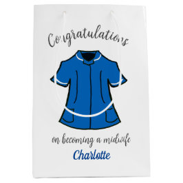 Sacola Para Presentes Média Parabéns para se tornar parteira