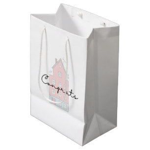 Sacola Para Presentes Média Parabéns pela sua nova bolsa de presentes residenc