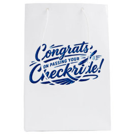 Sacola Para Presentes Média Parabéns por passar na sua checkride!