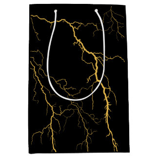 Sacola Para Presentes Média Parafusos de relâmpago