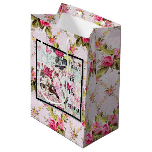 Sacola Para Presentes Média Paris na Primavera