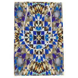 Sacola Para Presentes Média Parquete Azul