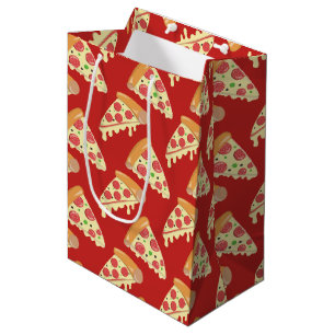 Sacola Para Presentes Média Partido da pizza de Pepperoni