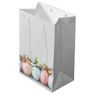 Sacola Para Presentes Média Páscoa - Saco médio do presente